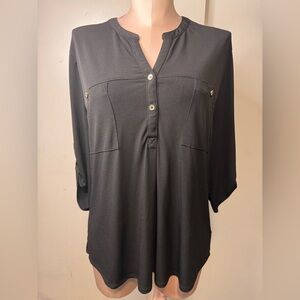 Ellen Tracy Black Blouse